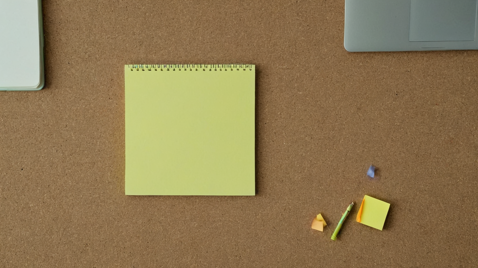Blank notebook setup for annotation review
