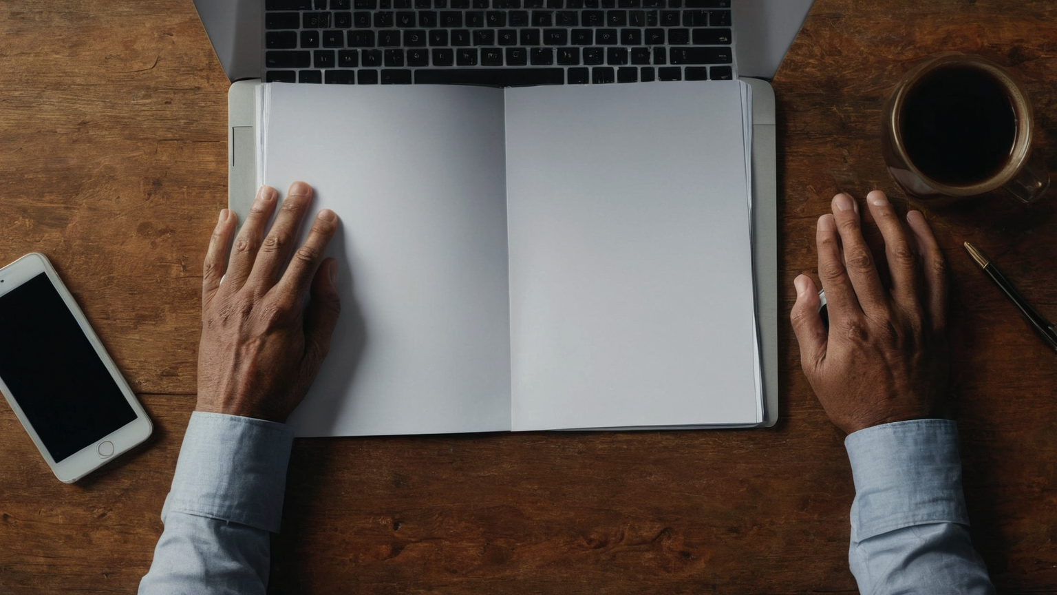 Mentor meeting with portfolio folder