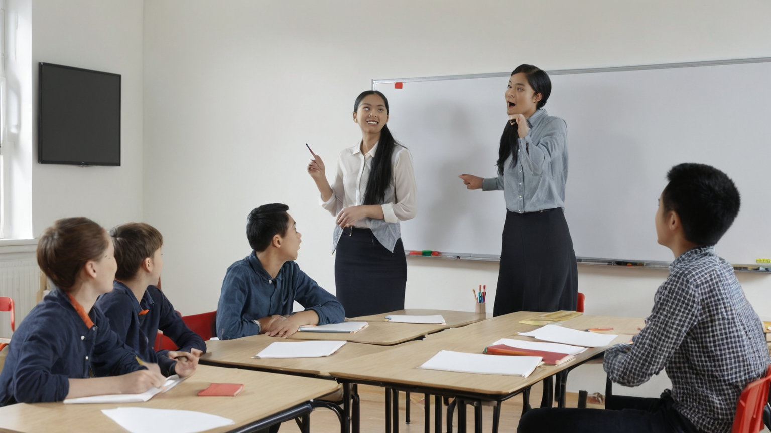 Explaining concept to study group
