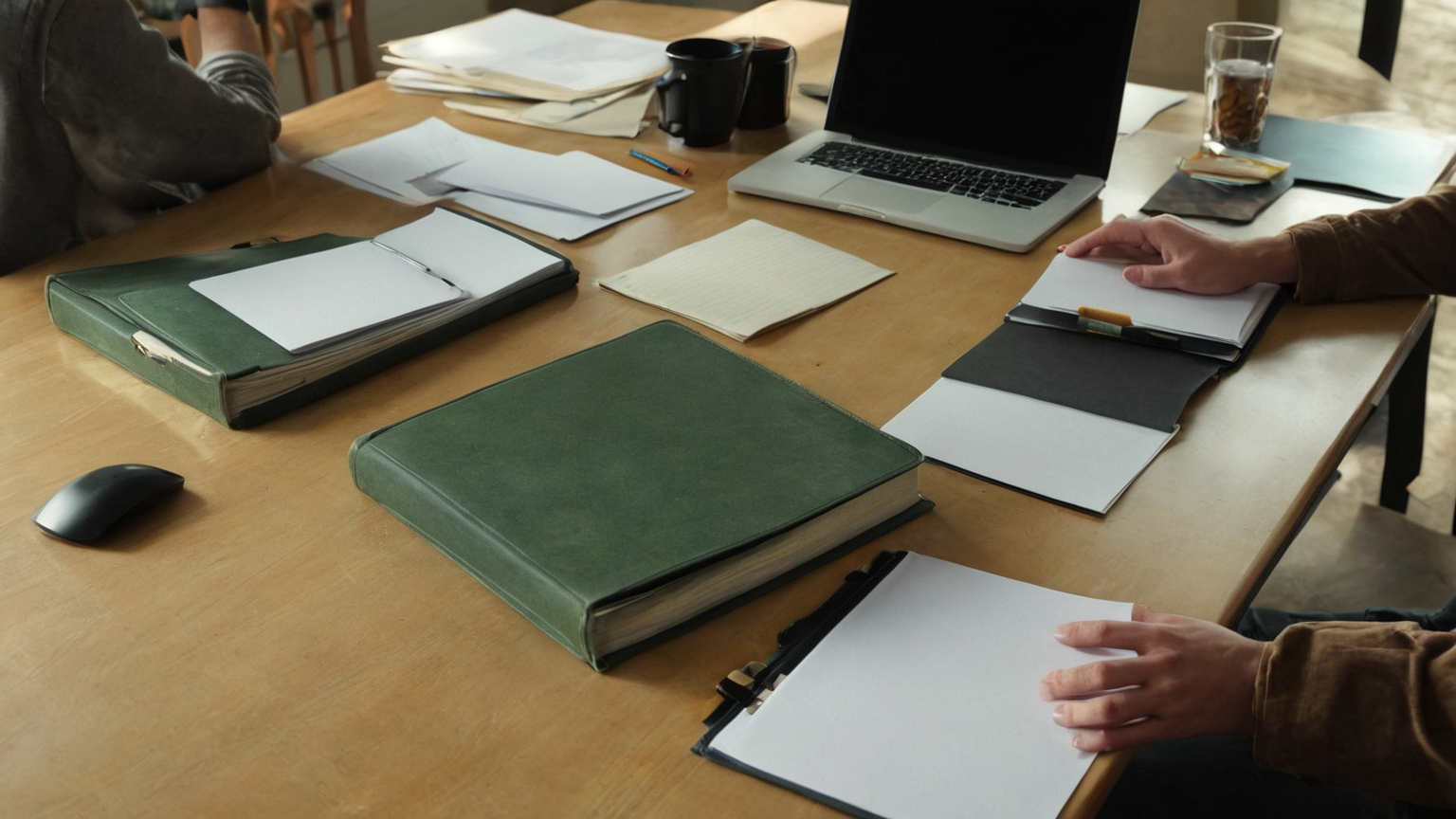 Weekly reflection cards with no writing