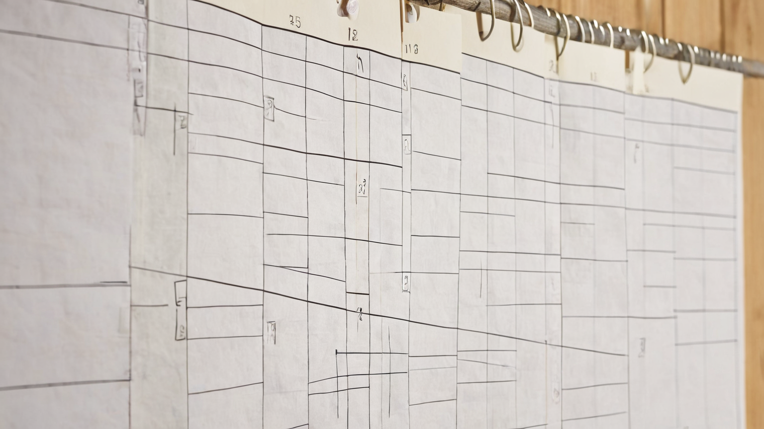 Spaced review planning calendar