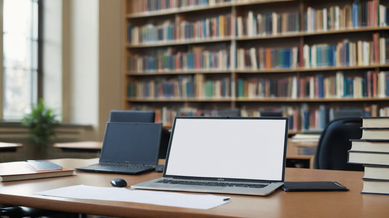 Source checking at a study desk