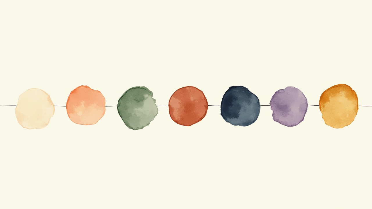 Watercolor illustration of a calendar showing 12-week timeline with small icons of code, briefcase, and graduation cap